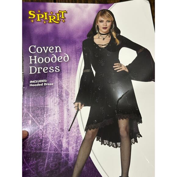 Spirit Coven Hooded Dress custom size L 12/14 - Picture 5 of 7